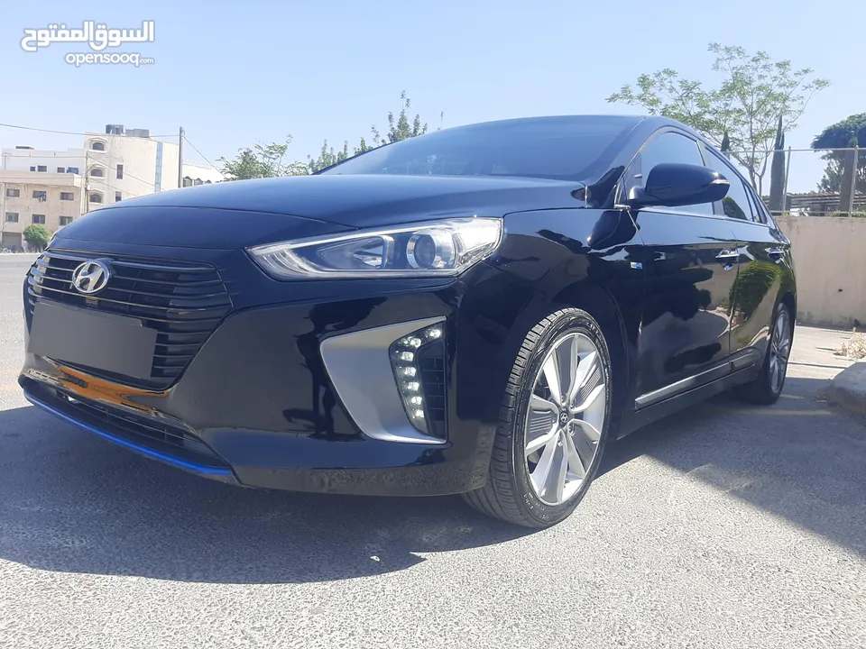 هيونداي ايونيك هايبرد استخدام شخصي فل مع فتحه موديل 2019 بسعر مناسب