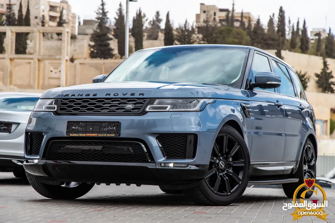 Range Rover Sport 2021 Hse Plug in hybrid  Black edition    السيارة وارد المانيا