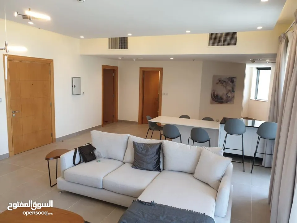 شقة مفروشة غرفتين نوم للايجار في ابراج داماك العبدلي