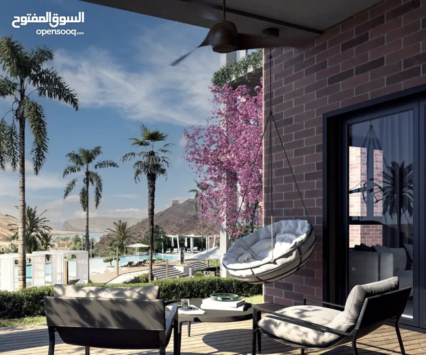 Apartment for sale in Muscat bay/ Two bedrooms/ Instalments three years/Freehold/ Lifetime residency