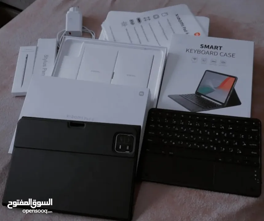 شاومي باد 6 جديد استعمال يوم فقط البيع بسبب الحاجة xiaomi pad 6 مع جميع ملحقاته