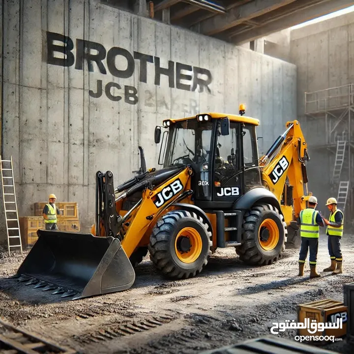 حفار جي سي بي لليجار jcb وجرافه وحفاره عجل