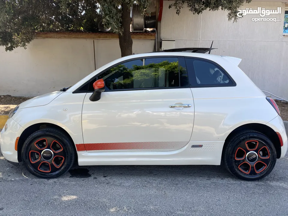 ‏Fiat500e2015 premium sport backge