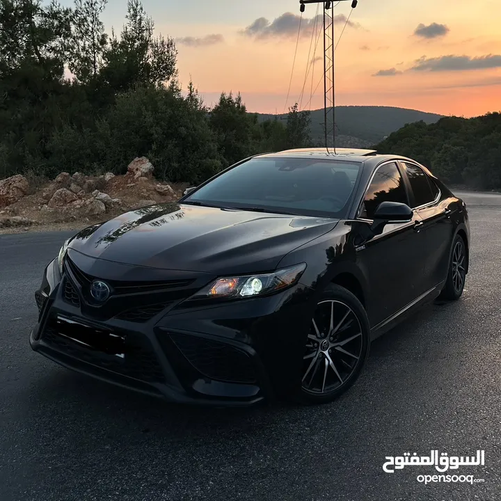 تويوتا كامري 2021 SE SPORT BLACK EDITION كلين تايتل فحص كامل بحالة وكاله