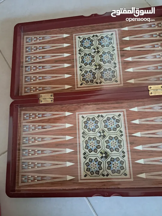 طاوله نرد مع احجاره خشب مقوى بسعر خيالي