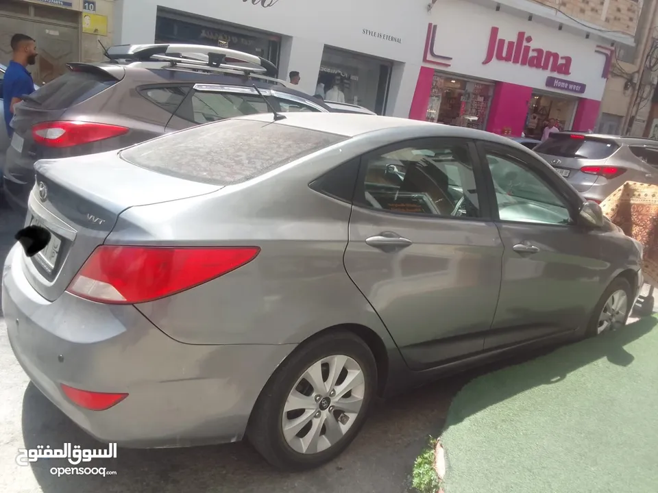 هونداي اكسنت 2016 ترخيص .. لون رصاصي بجنن في رام الله فقط 43 الف كااش