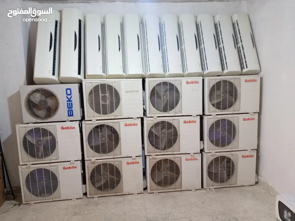مكيفات واحد طن و2 طن وطن ونص أسعار مناسبه انفيرتر وعادي ومتنقل