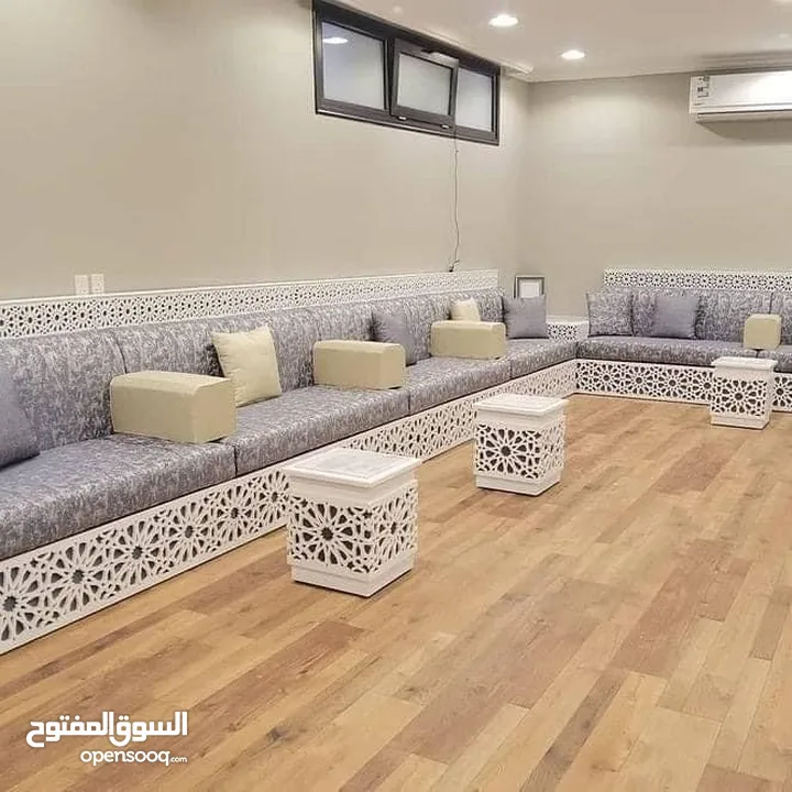 جلسات خليجة 16 مقعد تفصيل جميع الجلسات حسب الطلب والقياس مفروشات ماسة لاتردد بل اتصال والحجز