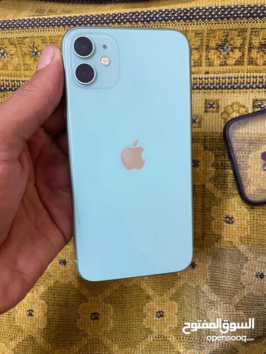 iPhone 11 —128G. %‎82 الجهاز حالة ممتازة جداً  بدون علبه معي شاحن  السعر 17500