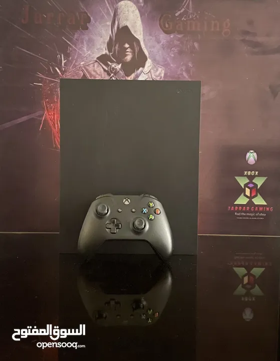 Xbox one x 1000 giga بحالة الوكالة