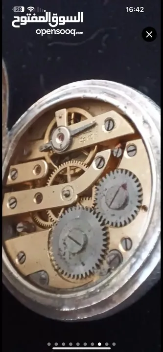 ساعة جيب قديمة فضة