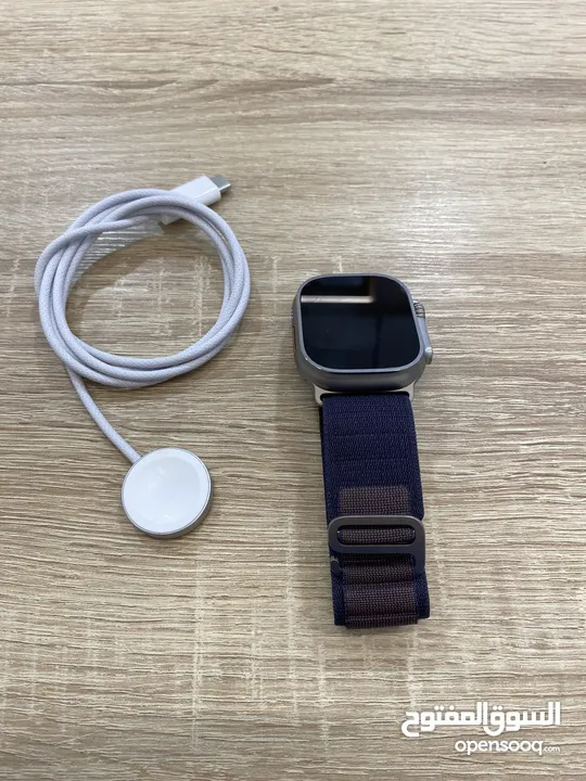 Apple watch ultra 2  جديدة غير مشغلة بدون الكرتونة بطارية 100% مع جميع ملحقاتها الاصلية