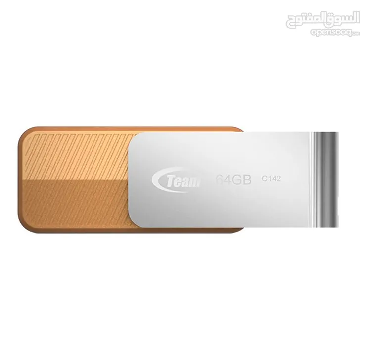 USB 2.0 FLASH DRIVE  64GB C142 فلاشه 64 جيجا  لتخزين معلوماتك بامان
