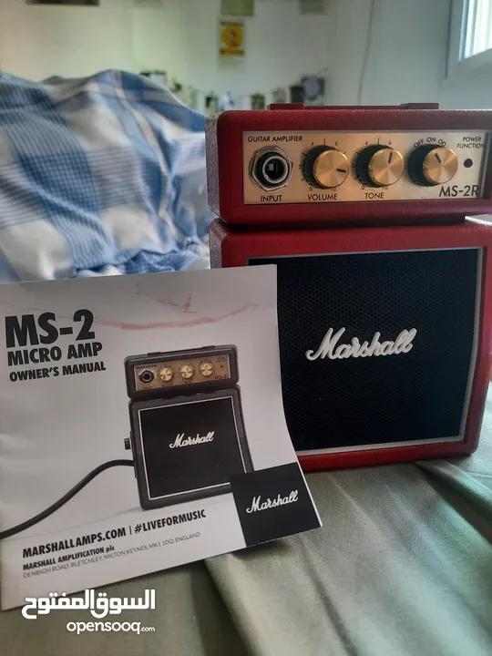 Marshall ms-2 micro amp  وارد بريطانيا صنع الفيتنام  سماعة قيتار الكتروني