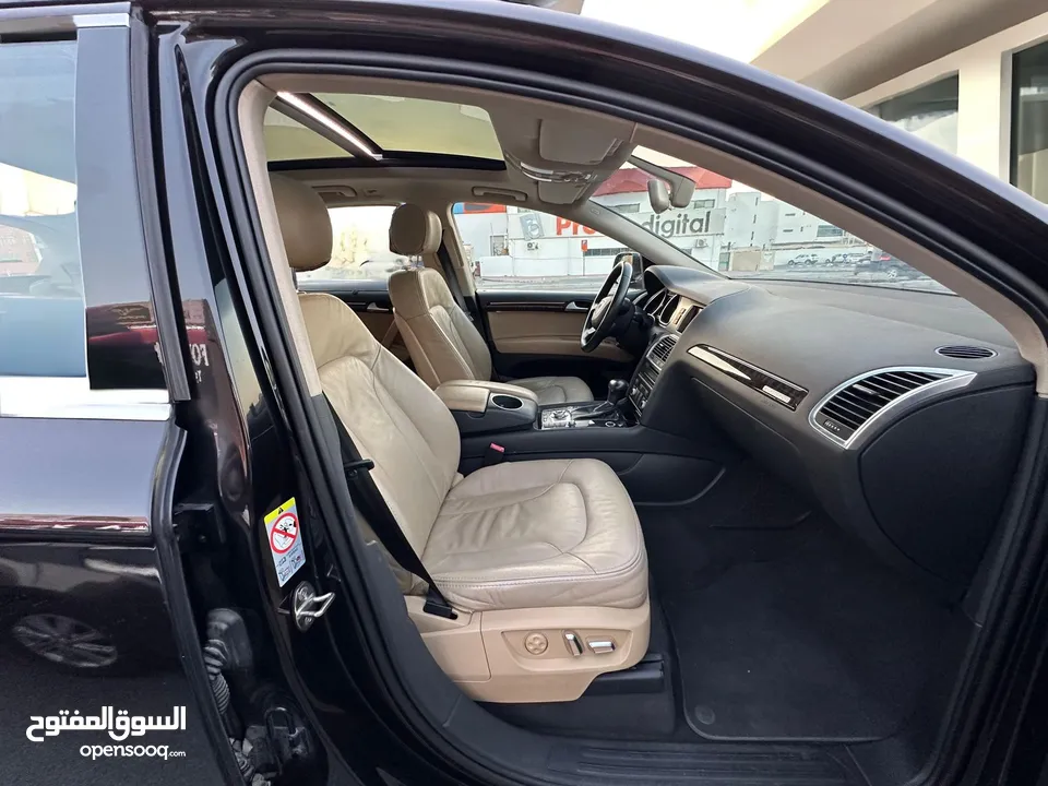 AUDI Q7 3.0 V6  S-LINE  FULL OPTION  GCC  0% DOWNPAYMENT