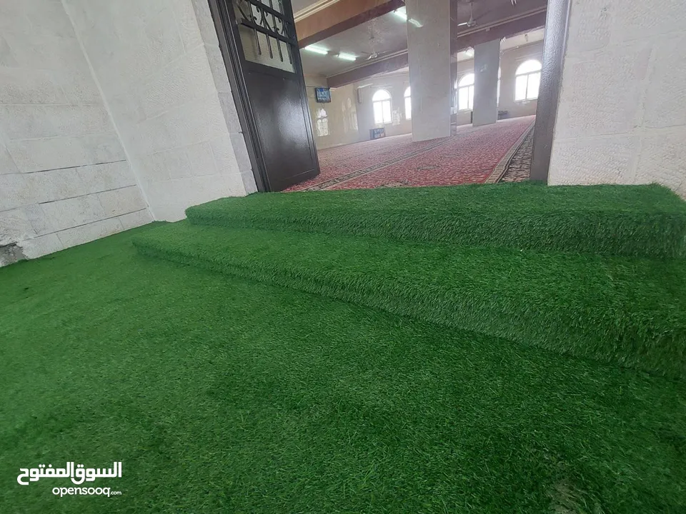 عشب ونجيل صناعي  باقل الاسعار واعلى المواصفات  بلجيكي  فيتنامي  صيني  اردني  اماراتي  خامات والوان