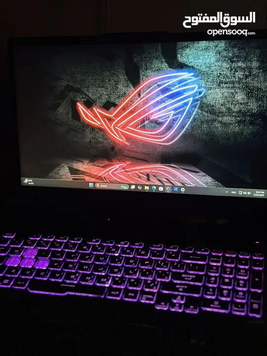 Asus Tuf f15 Rtx 3060 gaming laptop بسعر مغري ، الجيل الحادي عشر بحال الوكالة تماماً
