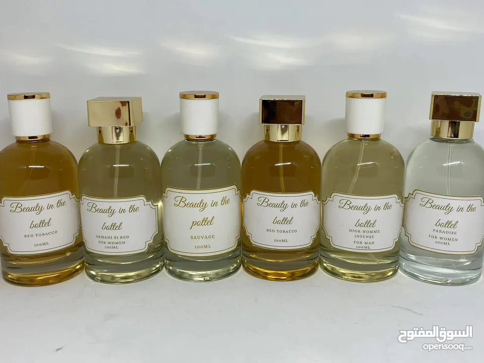 عطور سويسريه وفرنسيه و عربيه مطابقه للاصل 100٪؜  اعلا نسبة تركيز ثبات و فوحان اكثر من 24 ساعه .