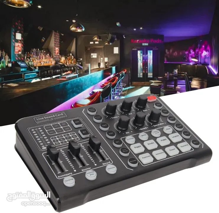 كرت صوت للبث المباشر و التيكتوك والتسجيل Live Sound Card with M3