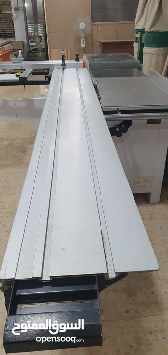 صينية حصر 320cm اوتماتيك  عرباية المنيوم  بحالة ممتازة جداً   منجرة / نجارة / حصر / قص / خشب
