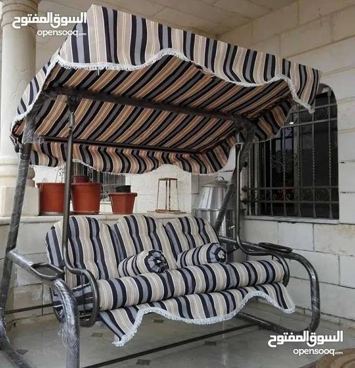 جميع العاب الحدائق والمتنزهات والحضانات من مراجيح وسحاسيل وكراسي بحر واطقم تارتان