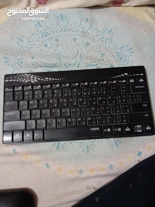 نوع محترم من لوحة مفاتيح و فارة لاسلكية   wireless keyboard and mouse