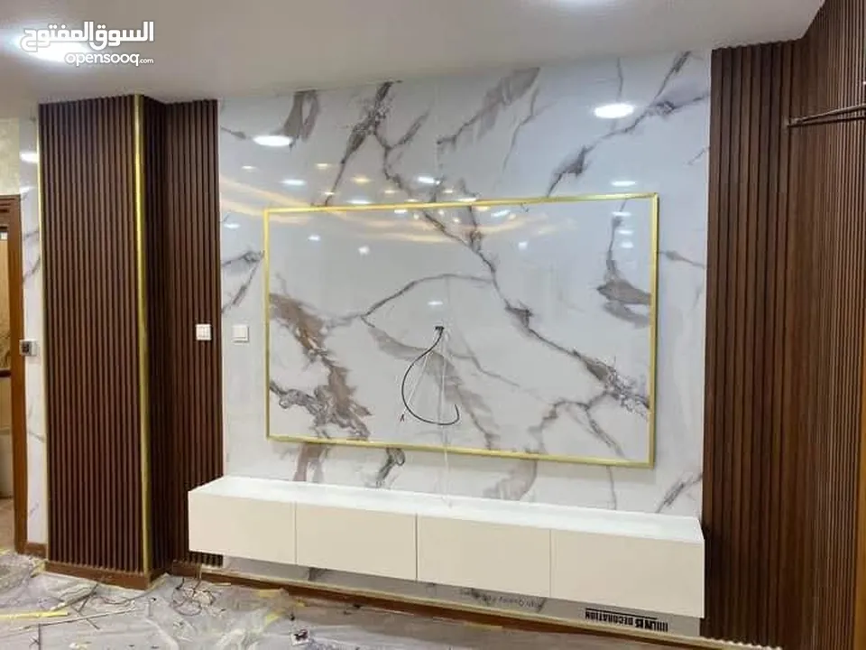 بديل الرخام وبديل الخشب وبديل الحجر بديل الشيبورد والقرميد والفاير بليس وجبسن بورد وبانوهات والدهان