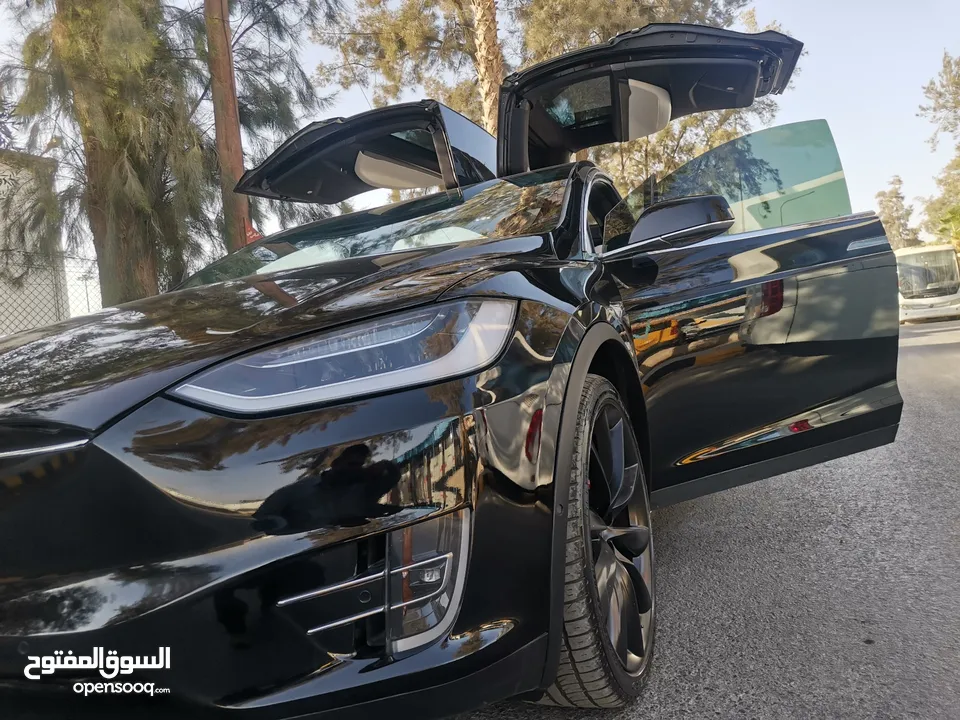 تيسلا موديل  dual motor Performance  موديل 2019 ممشى قليل جدا