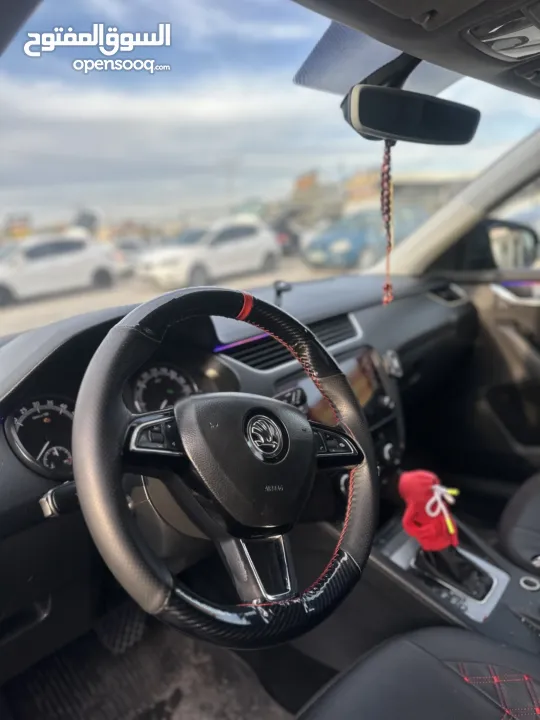 ما شاء الله اسكودا اكتافيا 2017 فحص نخب للبيع او للبدل اتمات ماطور 2000