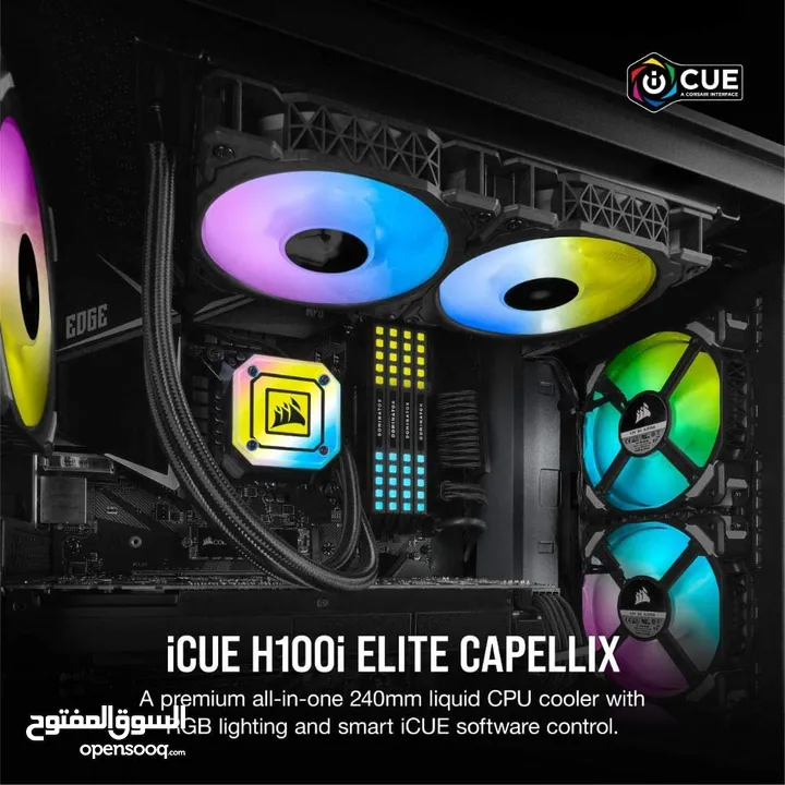 Corsair iCUE H100i Elite Capellix Liquid CPU Cooler