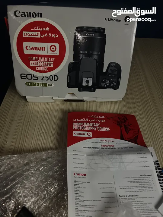 Canon 250d..... كانون 250d