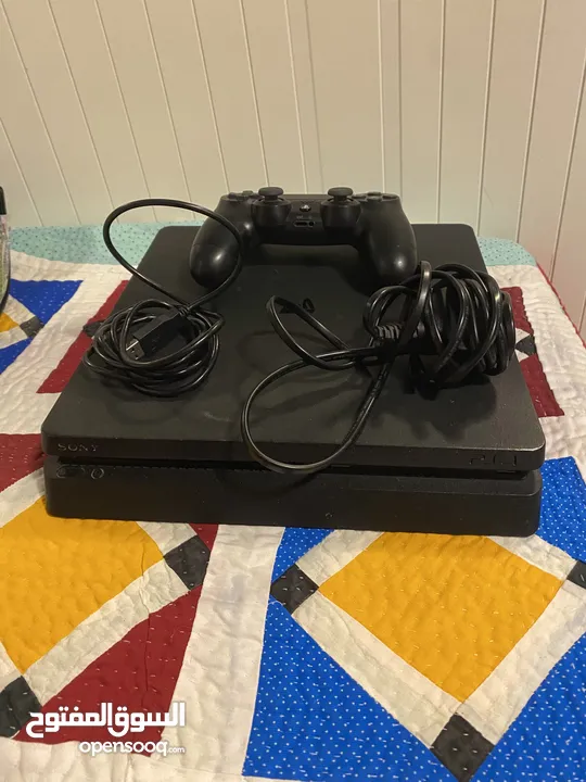 Ps4 slim used ( including charger , controller and power cord