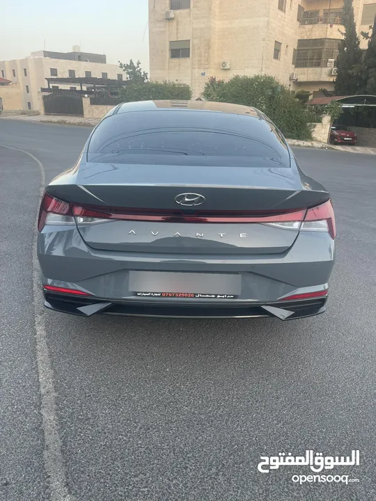هيونداي افانتي 2021 جمرك جديد فحص كامل 7 جيد  وارد كوريا لم تستخدم في الاردن بحالة الوكالة