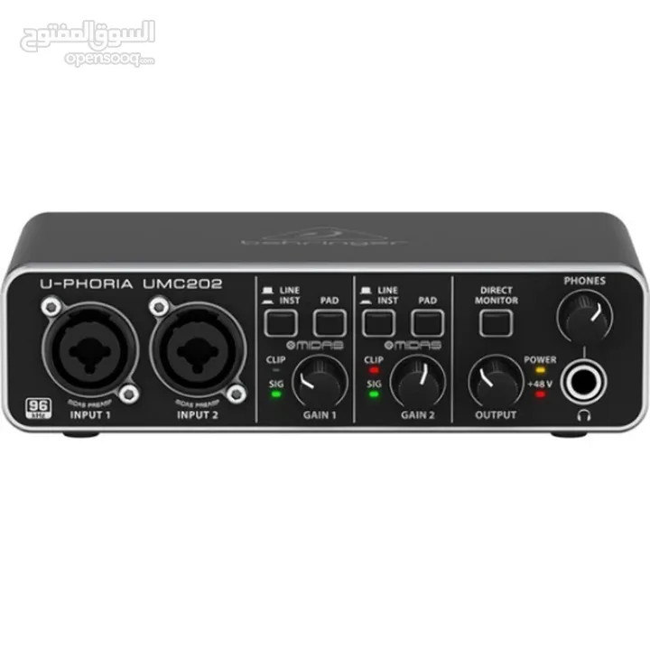 كرت صوت Behringer UMC202HD USB Audio Interface