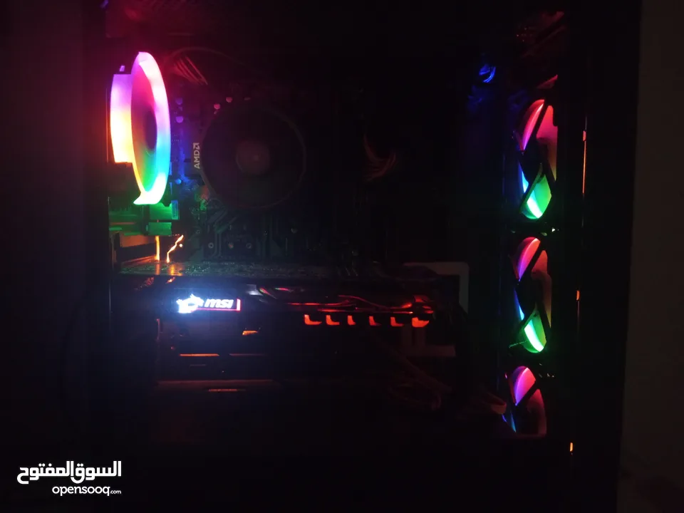 جهاز Ryzen 5 3600 مع كارت Rx 570 لتشغيل اغلب الالعاب على High و ultra