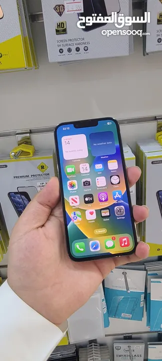 عرض خاص : iPhone 13 pro 256gb مستعمل فترة بسيطة مع ضمان  بأقل سعر