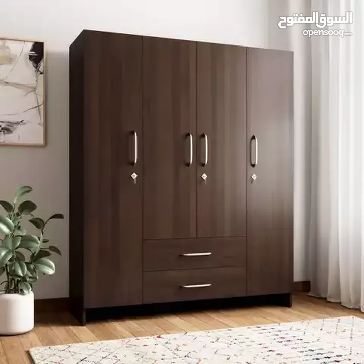 خزائن ملابس خشب لامنيت 18م الون حسب الطلب جميع المقاسات كفاله 5سنوات