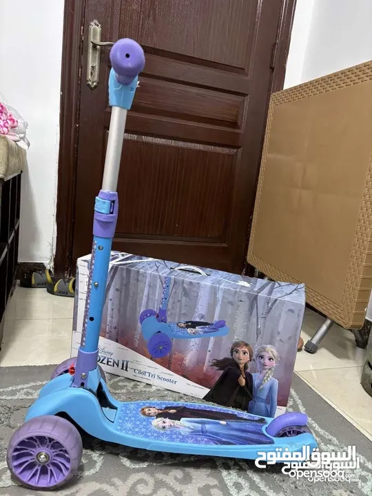 سكوتر بناتي حديد اصلي شتريتها من المول