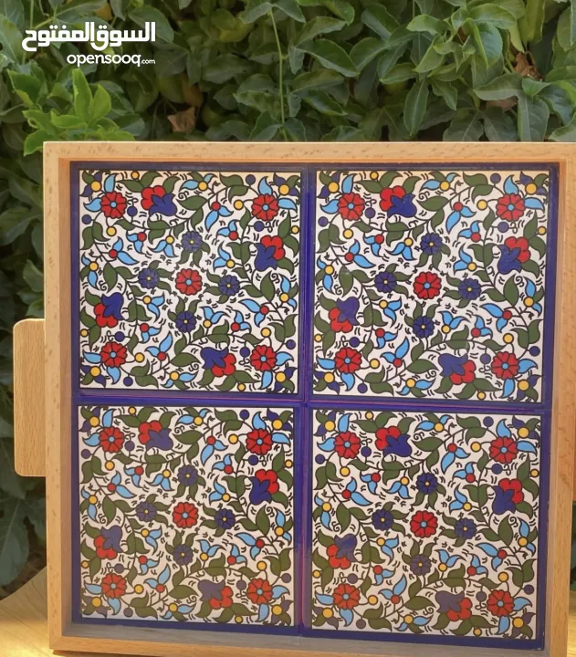 خزفيات اطقم صواني اكواب