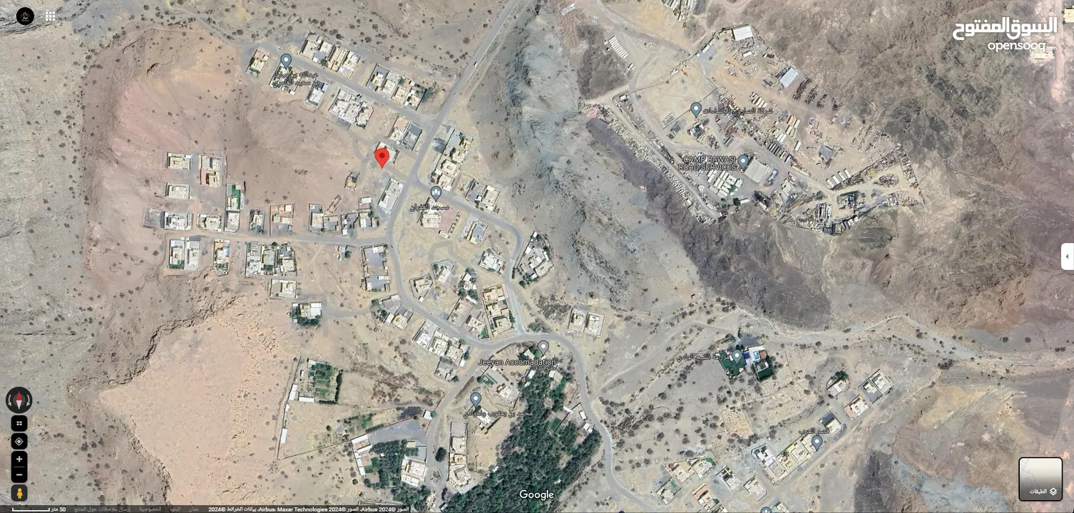 لاتفوت الفرصة!! ارض سكنية للبيع ولاية بدبد - ثميد بالقرب من مسجد الغفران مساحة الارض: 600 متر ب20000