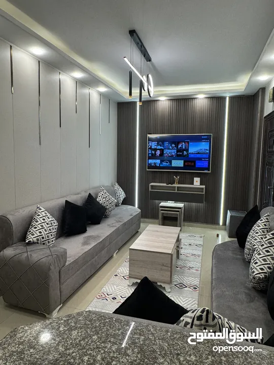 ((( مسايا )) شقة مفروشة فندقية فاخرة LUXURY لأصحاب الذوق الرفيع من ارقى الشقق في مدينة اربد للعائلات