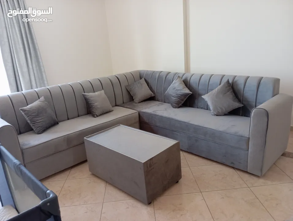 Selling sofa set L shaped brand new