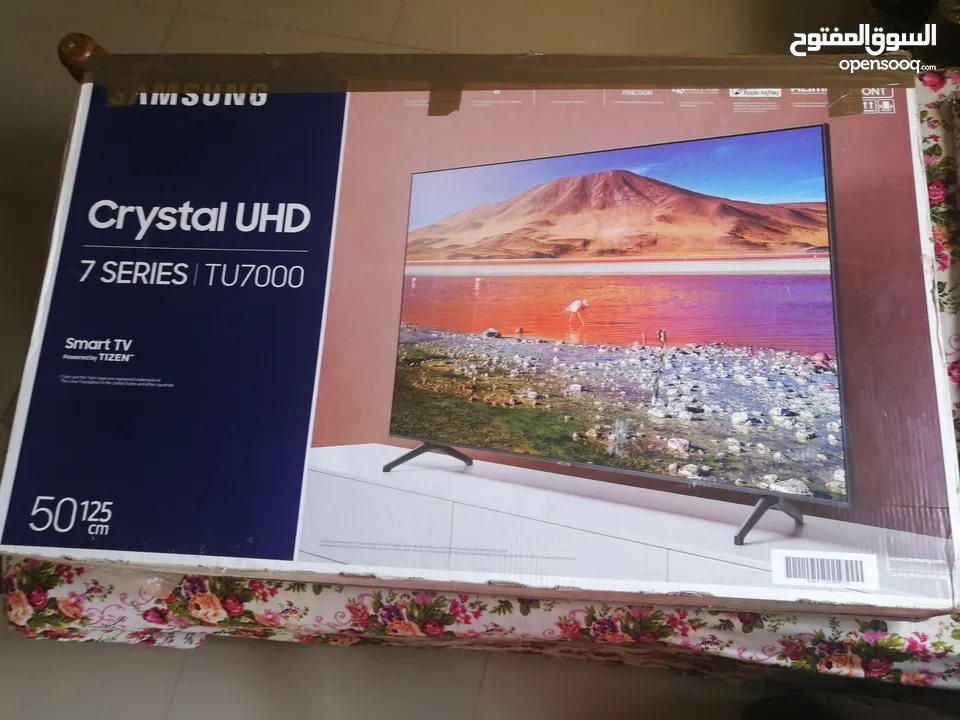 شاشات سامسونج الأصلية samsung 50 TU7000 uhd crystal processor 4k smart tv شاشة  سامسونج 50 بوصة - Opensooq