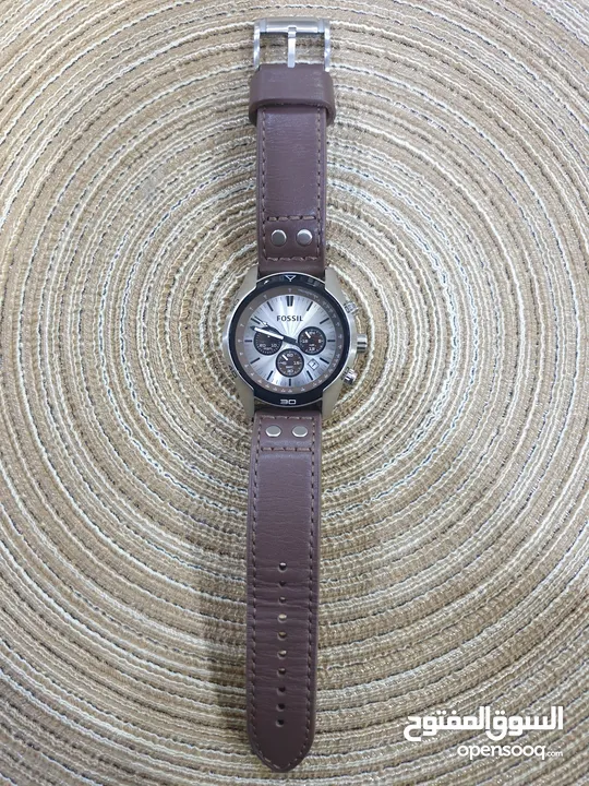 FOSSIL Coachman Chronograph Brown Leather Watch