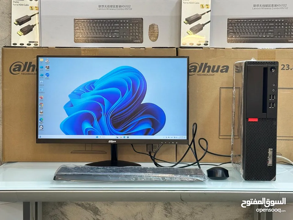 عرض ناري على كمبيوتر أمريكي مع شاشات جديده 24 انش COER I5 RAM 16GB بسعر مغري جدا