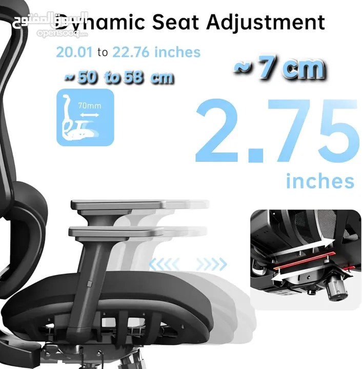 ergonomic chair كرسي مكتب طبي شبك كامل مريح جدا للديسك والساعات الطويلة مع دعم للظهر /كرسي مدير موظف