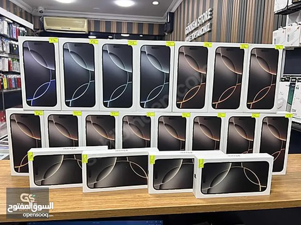 iPhone 16 pro  جديد كفالة الوكيل الرسمي في الأردن (128GB/256GB)