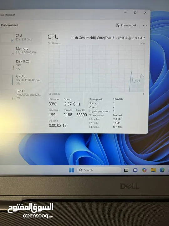 اجهزة لابتوب Dell كلهم جيل حادي عشر i7/i5 للبيع بسعر حرررق