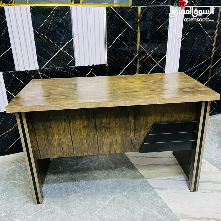 مكتب دراسي خشب لامينت تفصيل بقياسات مختلفه وموديلات اجود انواع الخشب