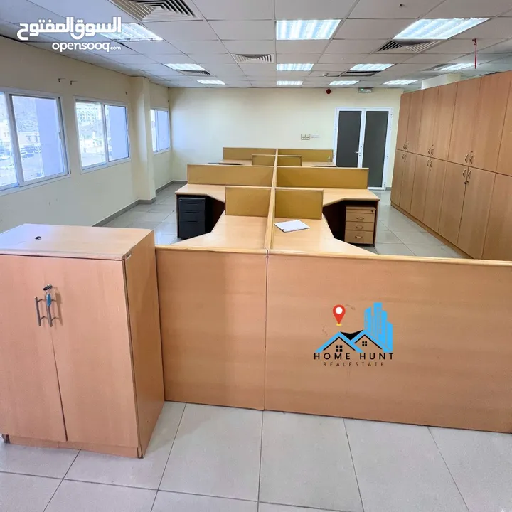 CBD RUWI  220 METER FURNISHED OFFICE SPACE IN PRIME LOCATION